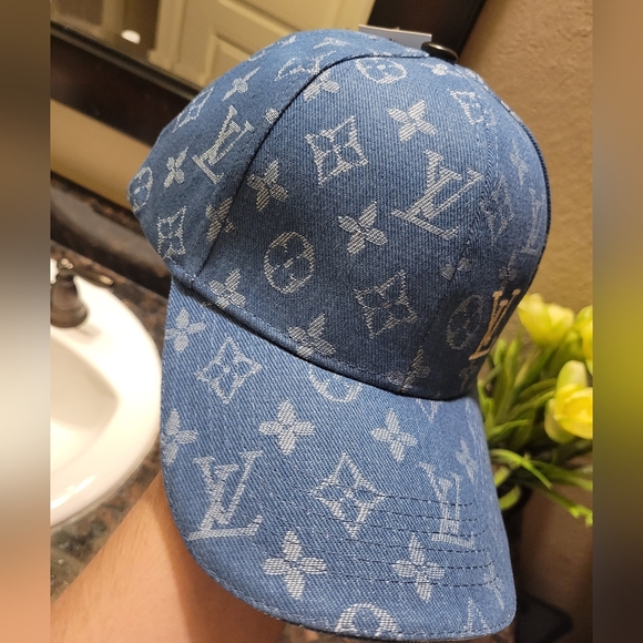 Louis Vuitton Denim Blue Monogram Hat - Picture 8 of 10